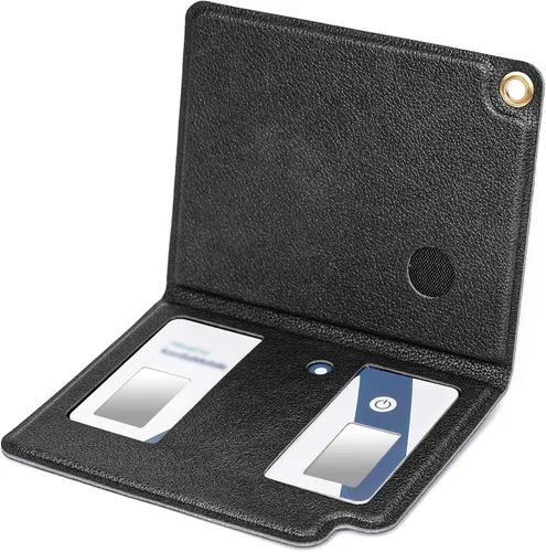 Miniatura 8 de MGZNMTY Estuche de viaje rígido portátil para AliveCor Kardia Mobile Monitor cardíaco Personal EKG/KardiaMobile 6 dispositivos de monitoreo de Gris