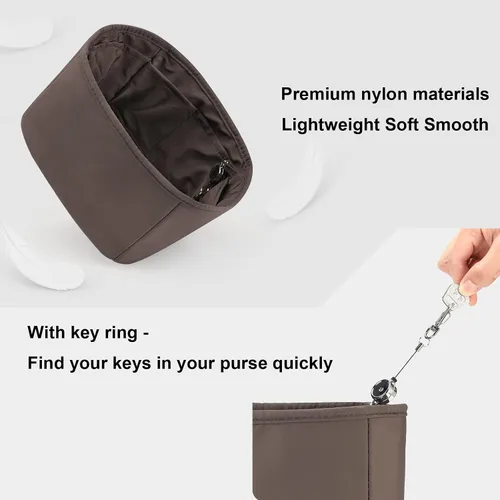Miniatura 3 de Joqixon Organizador de bolso para bolsas de Picotin 1822, organizador de bolsas de nailon para bolso y bolso, organizador de bolsas de mano con 9
