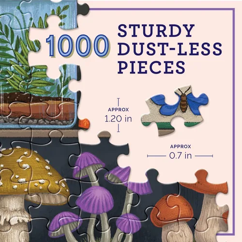 Miniatura 2 de eeBoo: Piece and Love Alchemist Cabinet - Rompecabezas cuadrado de 1000 piezas, rompecabezas para adultos y familias, incluye piezas brillantes