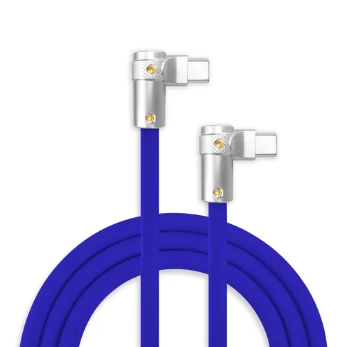 Miniatura 17 de chubbycable FlexElbow - Cable de carga rápida de 90 grados y 240 W, cable USB C en ángulo recto, cable de carga de silicona compatible con iPhone