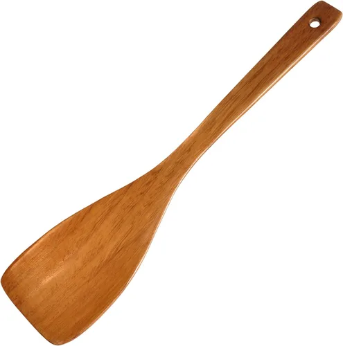 Miniatura 9 de Espátula de madera, espátula ranurada, cucharón de sopa, juego de utensilios de mango largo, hecho a mano para utensilios de cocina