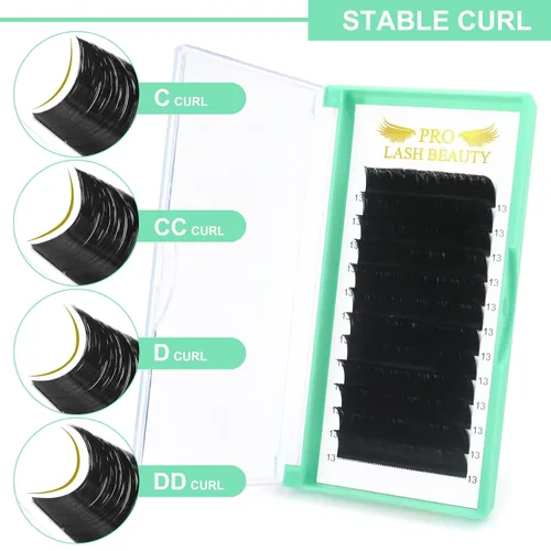 Miniatura 6 de Extensiones de pestañas “Easy Fan” de volumen DD-0.05-9-16, extensiones que se abren rápidamente, grosor de 03 .05 .07 .10, extensiones de pestañas