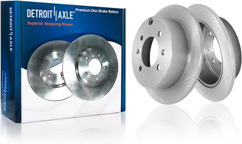 Miniatura 41 de Detroit Axle - Kit de freno delantero para Honda Odyssey 1999-2004 2001-2002 MDX Rotores de freno de disco Pinza de freno de disco con soporte