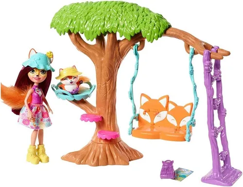 Miniatura 3 de ENCHANTIMALS PLAYGROUND ADVENTURES PLAYSET + MUÑECA FOX FELICITY & FIGURA FLICK