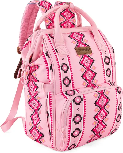 Miniatura 11 de Wrangler - Mochila Azteca Organizada, Mochila de Día, Bolsa de Viaje para Bebé con Correa para Silla de Paseo y Bolsillos Laterales para Botellas