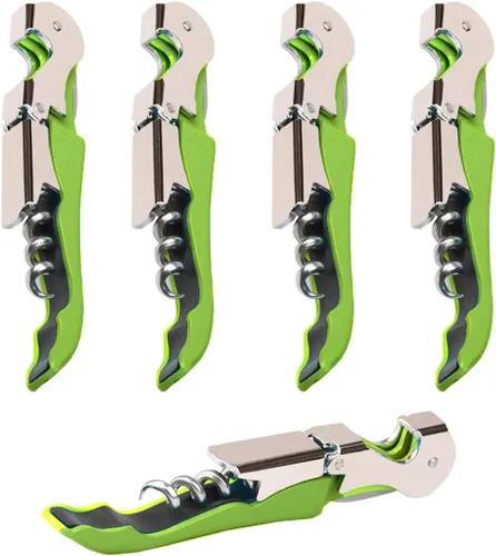 Miniatura 7 de Juego Profesional de Sacacorchos para Camareros, Llave de Vino de Acero Inoxidable Resistente con Bisagras para Camareros de Restaurantes