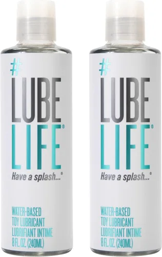 Miniatura 11 de LubeLife - Lubricante a base de agua, lubricante personal seguro para juguetes para hombres, mujeres y parejas, tamaño de viaje, sin manchas, fácil