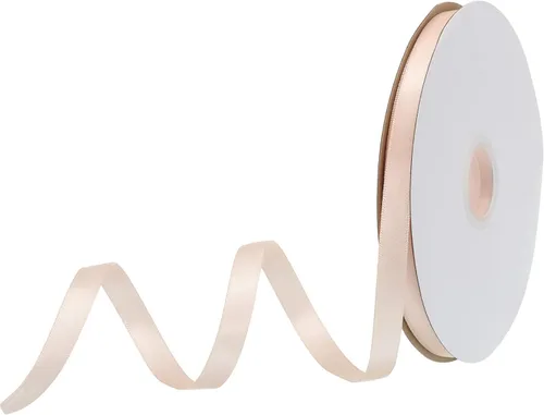 Miniatura 210 de MECCANIXITY Cinta de satén de 3/8 pulgadas de 50 yardas, de grogrén, de seda sólida, fina para ramo de boda, para regalo del día de San Valentín