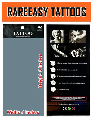Miniatura 3 de Tatuajes 2 hojas de tatuaje temporal 3D negro mariposa líneas discontinuas para mujeres hombres espalda baja hombro cuello brazo tatuaje etiqueta