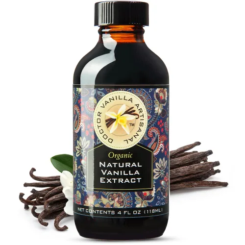 Miniatura 8 de Vainilla Natural Orgánica Sin Alcohol, Para Hornear, Bebidas Dulces Y Más, Elaborada Artesanalmente Con Vainas De Vainilla Bourbon De Madagascar