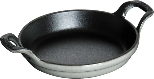 Miniatura 6 de Staub Plato para asar ovalado de 8 1/4 pulgadas, negro mate