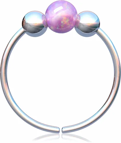 Miniatura 26 de Variedad de aretes de aro para cartílago