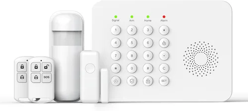 Sistema de alarma PGST, sistemas inalámbricos de seguridad para el hogar con sensor de puerta expandible de bricolaje, detector de movimiento,