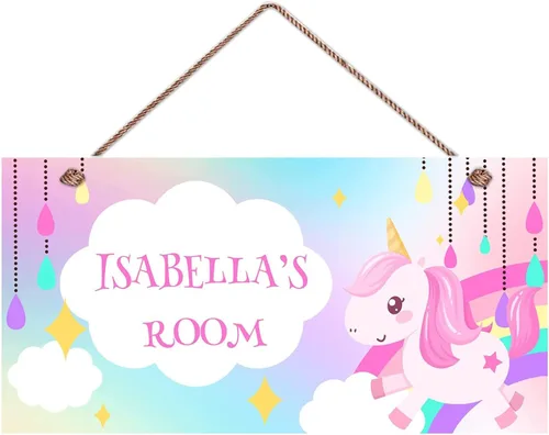 Miniatura 13 de Letreros personalizados, lindo letrero de mapache, decoración de pared personalizada, nombre personalizado, habitación de niños, habitación de bebé