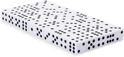 Miniatura 7 de Regal Games Juego de dados de 6 caras – Jugando negro 0.630 in – Dados cuadrados para aula o noche de juegos en familia – 1000 dados