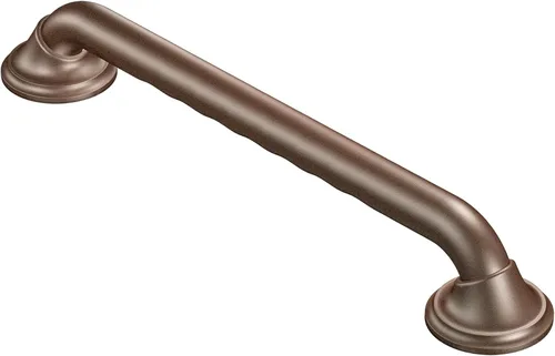 Miniatura 4 de Moen R8742D3GCH Barra de Agarre de Seguridad de Baño de 42 Pulgadas con Diseño Moderno y Agarre Curvo, Cromada Cromado