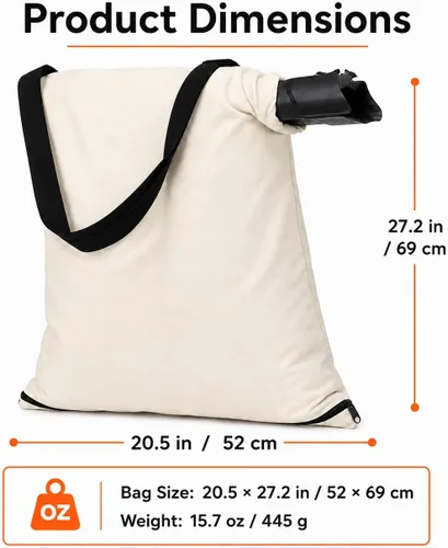 Miniatura 2 de 127-7040 Soplador de hojas de repuesto para bolsa de aspiradora para Toro 317-2336, 108-8994, 51436, 51563, 51581, 51594, 51599, 51609, 51619, 51621