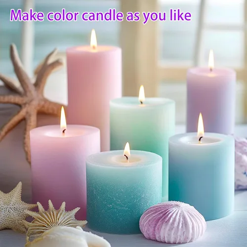 Miniatura 4 de Roizefar Tinte para velas – 21 colores de cera derretida para hacer velas, tinte a base de aceite para cera, tintes de color líquidos altamente