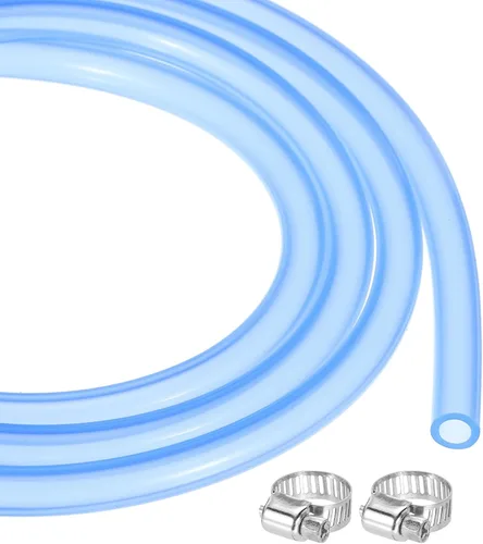 Miniatura 13 de MECCANIXITY 1 m de tubo de silicona transparente de goma de 1/4" ID 5/16" OD tubo de plástico manguera de aire flexible para elaboración de cerveza