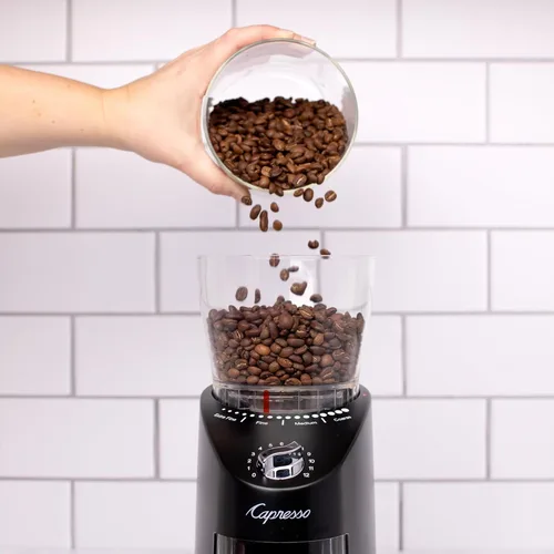 Miniatura 9 de Capresso Infinity Plus Molinillo de Fresas Cónicas, Negro