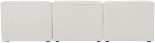 Miniatura 5 de Meridian Furniture 683Cream-S99 Colección Miramar Modern Sofá modular tapizado con textura de lino contemporáneo, crema, 99 pulgadas de ancho x 38