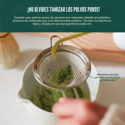 Miniatura 3 de Jade Leaf Matcha - Juego de inicio tradicional - El juego de regalo japonés Matcha incluye: batidor de bambú (Chasen), pala (Chashaku), tamiz