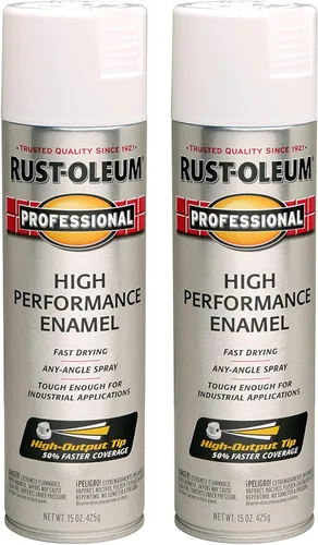 Miniatura 16 de Rust-Oleum 7515838 Pintura en aerosol de esmalte profesional de alto rendimiento, 14 onzas, aluminio