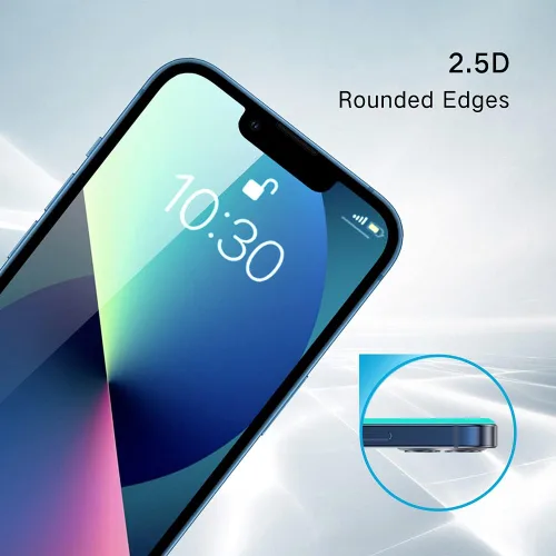 Miniatura 7 de PERFECTSIGHT Protector de pantalla compatible con iPhone 14 Plus, iPhone 13 Pro Max de 6.7 pulgadas, paquete de 2 fundas de vidrio templado