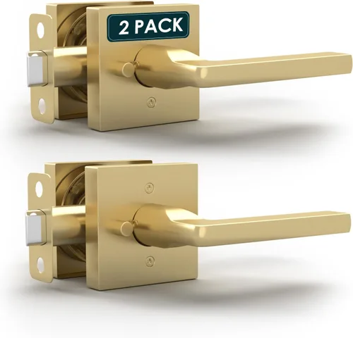 Miniatura 14 de Mega Handles - Cerrajo de entrada Prime I Cerradura de cerrojo de entrada - Cerrajo de bloqueo cuadrado de alta resistencia para puertas zurdas