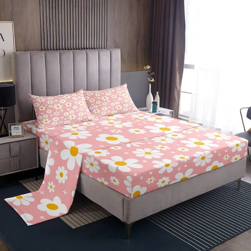 Miniatura 11 de Juego de sábanas con temática de camping feliz, juego de ropa de cama de viaje para niños, niñas, niños, adolescentes, decoración de dormitorio
