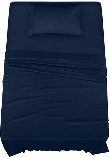 Miniatura 58 de Juego de sábanas King de Utopia Bedding – Juego de 4 sábanas para cama King, microfibra suave y transpirable, incluye 1 sábana bajera, 1 sábana Beige