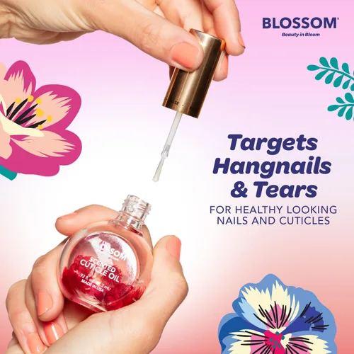 Miniatura 4 de Aceite para cutículas Blossom para uñas, hidratante, hidratante, aceite para uñas perfumado para el cuidado de las cutículas, infundido con flores
