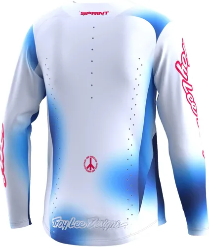 Miniatura 2 de Troy Lee Designs Camiseta juvenil Sprint Lucid Blue talla XS