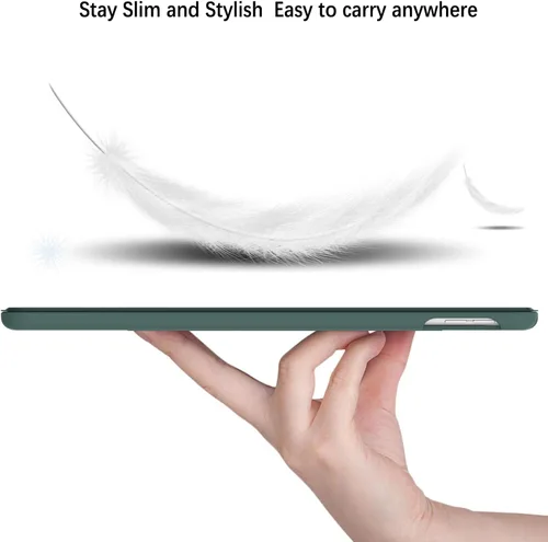 Miniatura 6 de Funda para iPad de 6ª/5ª generación de 9.7 pulgadas (2018/2017), iPad Air 2 y 1 (2014/2013), funda protectora con soporte para lápices, funda