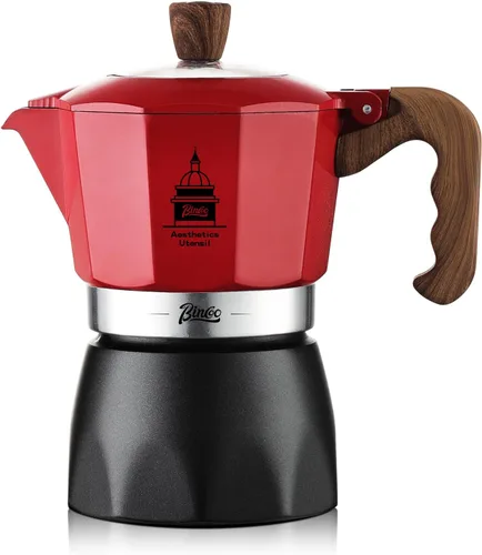 Miniatura 13 de Cafetera espresso para estufa, cafetera italiana para estufa de gas y eléctrica, olla pequeña para café italiano y cubano, 2 tazas de espresso
