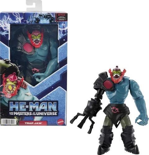 Miniatura 8 de Masters of the Universe He-Man and The Stratos - Figura grande con accesorio inspirado en la serie animada Motu Netflix, juguete coleccionable