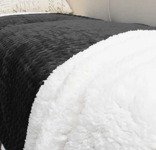 Miniatura 5 de Catalonia Sherpa - Manta para sofá cama, súper suave, cómoda y esponjosa reversible. Cobija de felpa de lana para todas las estaciones para adultos