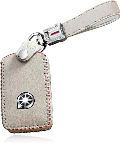 Miniatura 8 de 2022 Funda de llave de cuero para llavero de protección para Volvo XC40 XC60 XC90 S90 V90 Funda de llave inteligente con llaveros Accesorios Funda