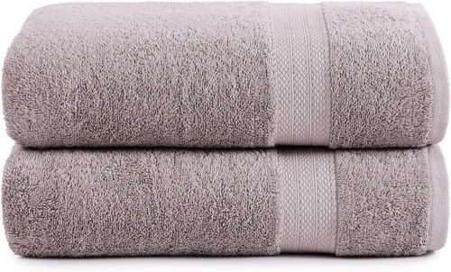 Miniatura 40 de Lane Linen Paquete de 4 toallas de baño 100 % algodón (35 x 66 pulgadas), hilado en anillo, extra grandes, secado rápido, suaves, de poca pelusa