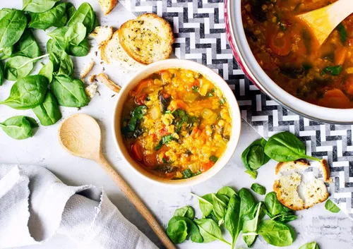 Miniatura 6 de Lentejas rojas divididas, 3 libras – Masoor Dal, secas, veganas, kosher, a granel. Fácil de cocinar. No requiere remojo. Buena fuente de fibra