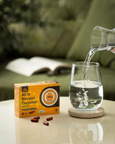Miniatura 8 de All in Novasol - Suplemento herbario de curcumina – Fórmula avanzada de curcumina, cápsulas de absorción mejorada Licaps, apoya la salud