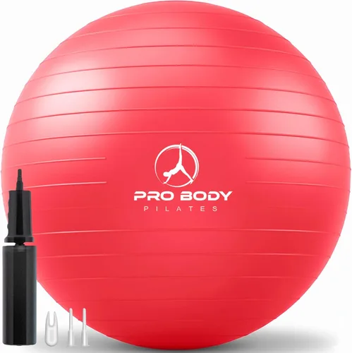 Miniatura 15 de ProBody Pilates Pelota de Ejercicio - Bola de Balance de Varios Tamaños de Grado de Gimnasio para Fitness, Yoga, Entrenamiento, Embarazo y Terapia