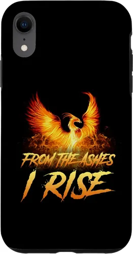 Miniatura 24 de Funda de regalo motivacional para iPhone 13 Pro Max From the Ashes I Rise Phoenix Bird
