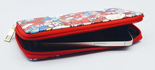 Miniatura 3 de Cartera larga Sanliou, Gatito rojo, Cqb-kitty 6c