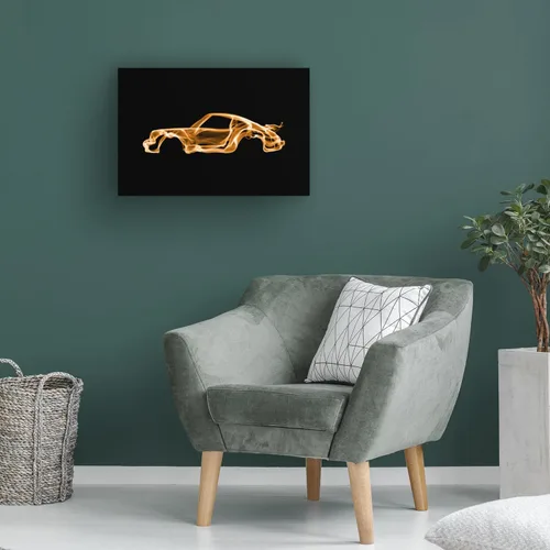 Miniatura 4 de Lienzo decorativo para pared, diseño de Octavian Mielu 'Porsche 911 Turbo' para decoración de sala de estar, dormitorio u oficina, 12 x 19 pulgadas