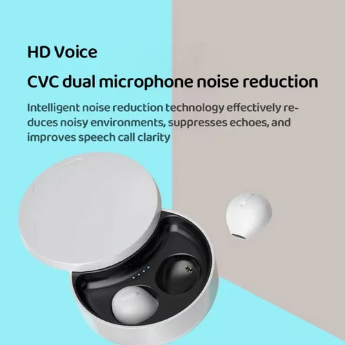 Miniatura 6 de Auriculares inalámbricos Bluetooth invisibles para dormir de lado, auriculares invisibles más pequeños, cómodos con bloqueo de ruido, auriculares