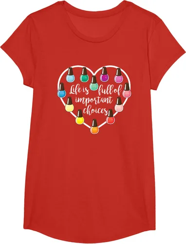 Miniatura 57 de Life Is Full Of Important Choices - Camiseta de regalo para esmalte de uñas