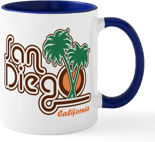 Miniatura 50 de CafePress Taza de café de cerámica de 11 oz (11.0 fl oz) de San Francisco Blanco - Taza San Francisco