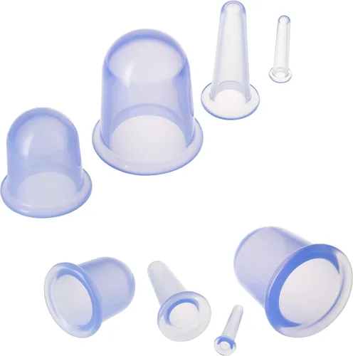 Miniatura 9 de Juegos de terapia de ventosas corporales, juego de ventosas faciales de arena, sistema de ventosas faciales, tazas de masaje de silicona, kit