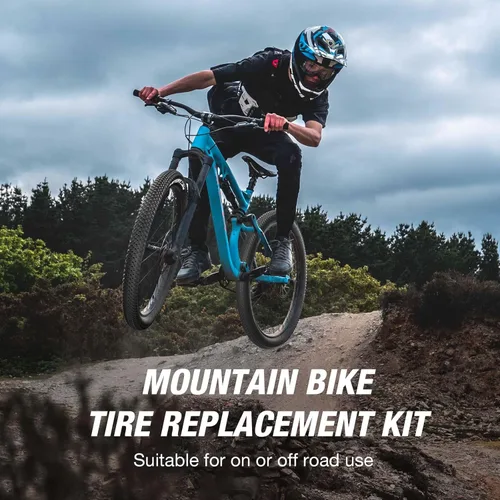 Miniatura 7 de Chao YANG Mountain Bike Tire Replacement Kit, 26"×1.95, Dual Compound 2C-MTB Tires, Featured with Double Tread Puncture Protection, for On or Off